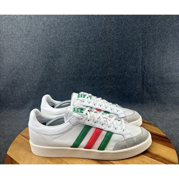 Adidas “AMERICANA” Low - White Green Scarlet Men’s Size 13 EF2509 - Picture 1 of 13